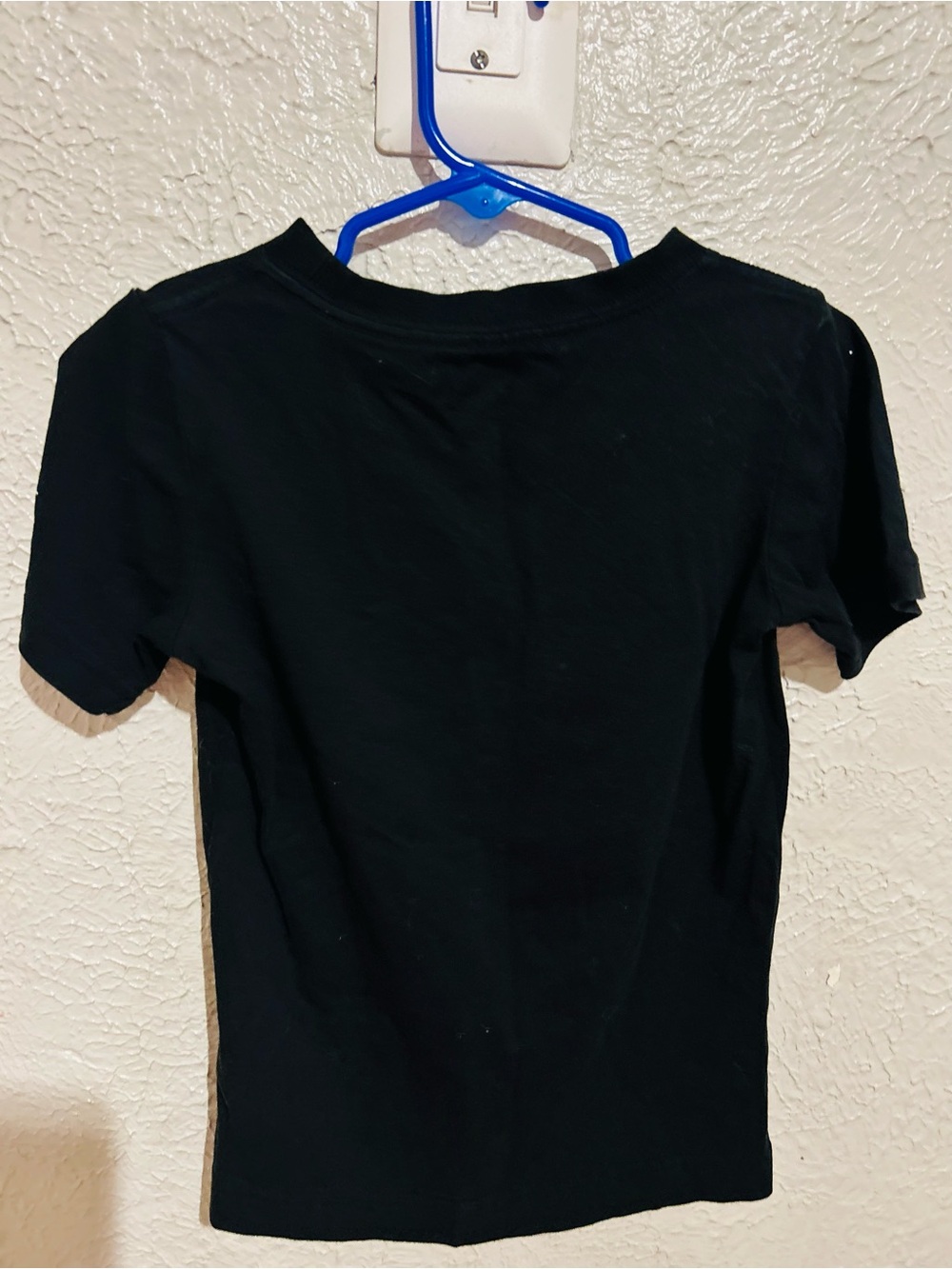 Nike Black Tee with White and Light Blue Swoosh - Picture 4 of 4